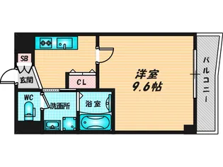 ディオーネ・ジエータ・長堂【2階】の間取り