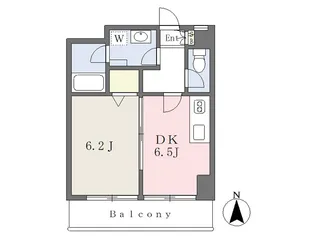 グランヴィル鶴巻【5階】の間取り