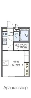 レオパレスカンタービレα【2階】の間取り