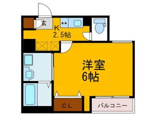 グラシアス上本町【10階】の間取り