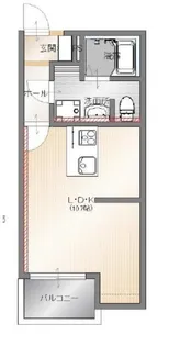 Luce sorale 塩冶【1階】の間取り