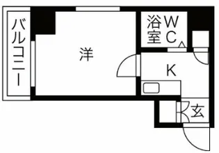 ダイホープラザ千駄木【9階】の間取り