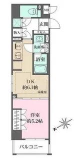 グランスイート東京【7階】の間取り