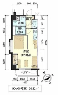 しゃとれ向山【2階】の間取り