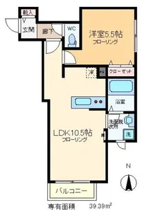 ヘーベルメゾン亀戸【2階】の間取り