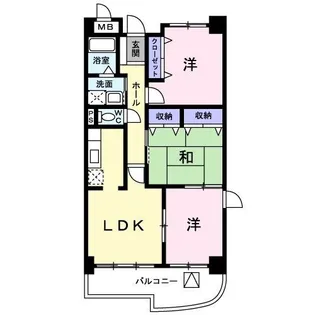 コンフォート総持寺【3階】の間取り