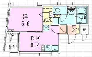 銀座レジデンス伍番館【11階】の間取り