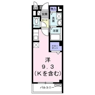 シャルマンメゾン【2階】の間取り