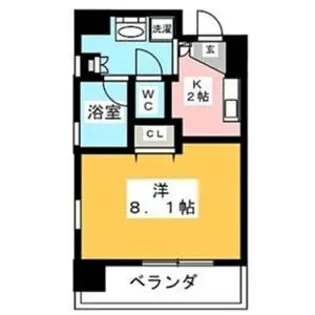 共同ハイツ西大須【8階】の間取り