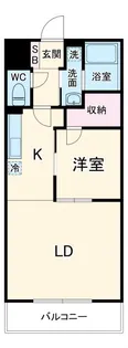 ジアソーレ・やなぎ【3階】の間取り