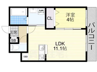 ヴァーダントM【3階】の間取り