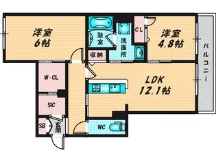 ShaMaisonゆたか【1階】の間取り
