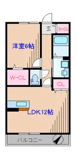 ロイヤルヒル【2階】の間取り