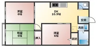 プティーリスフォーレ【1階】の間取り