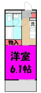ルナ大宮【2階】の間取り