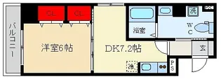 ぽぷら枚方公園【3階】の間取り