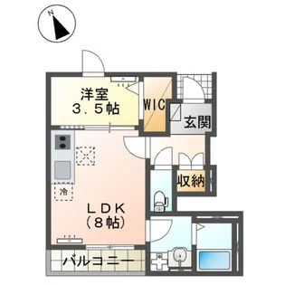 グリーン ハイツ【1階】の間取り