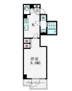 Fiore KP茅ケ崎【3階】の間取り