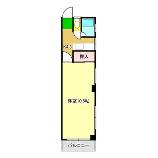 ハイビ【2階】の間取り