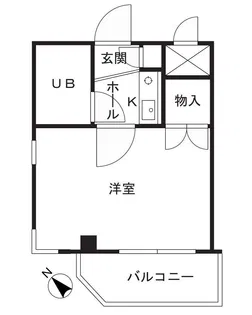 アメジストパレス【4階】の間取り