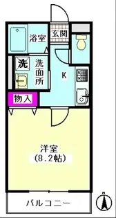 カーサソレイユ【1階】の間取り