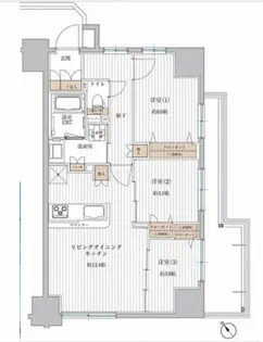 パテラ西川口【2階】の間取り