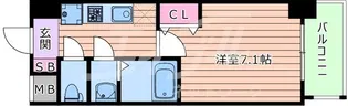 クレストタップ京橋【9階】の間取り