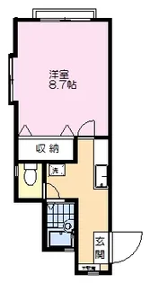 マーブルハイツタカノ【2階】の間取り