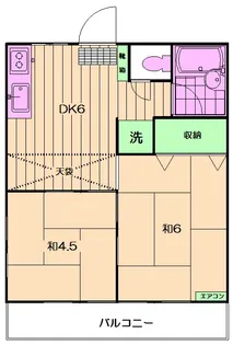 エクセル井草【2階】の間取り