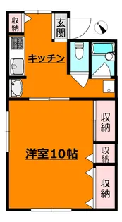 ハイツ寿【1階】の間取り