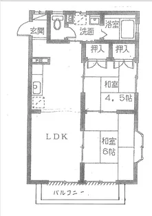 メゾニティ小林II【2階】の間取り