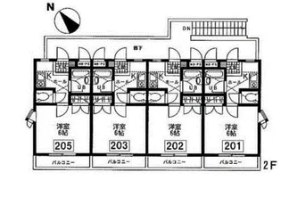 グリーンバレー久喜【2階】の間取り