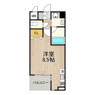 愛知県名古屋市西区則武新町3【マンション】の間取り