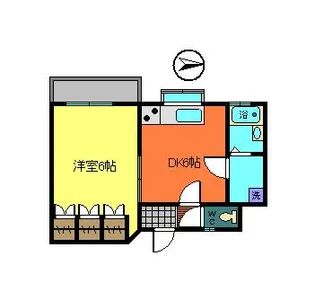 要Vマンション【4階】の間取り