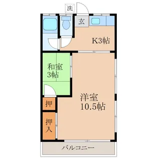 エスポワール新栄【2階】の間取り