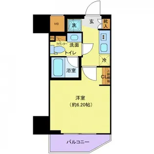 プレール・ドゥーク川口並木【5階】の間取り