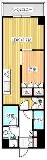 ステーションツインタワーズ糀谷【4階】の間取り