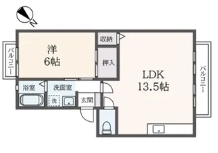 エクセル戸塚弐番館【2階】の間取り