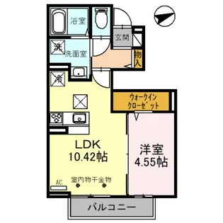 兵庫県小野市王子町【アパート】の間取り