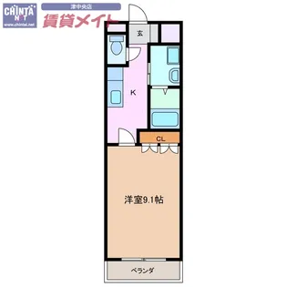 リヴァージュ A棟【2階】の間取り