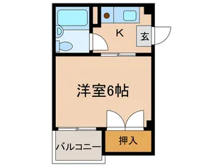 ヴィラ港晴【3階】の間取り