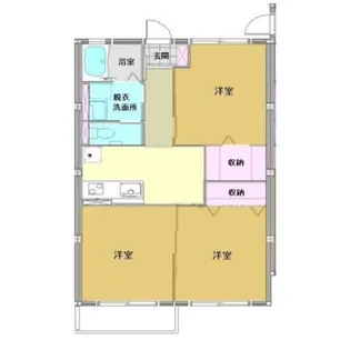 クレアール【1階】の間取り