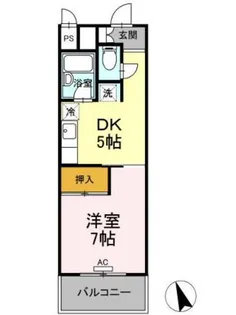 サンラフォーレ花北【4階】の間取り