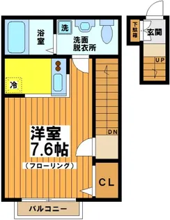 東京都杉並区永福3【アパート】の間取り