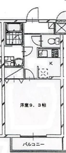 (オートロック付マンション)RamsesA錦町【4階】の間取り