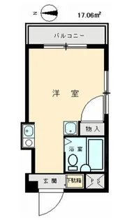 中青木グレースハイム【1階】の間取り