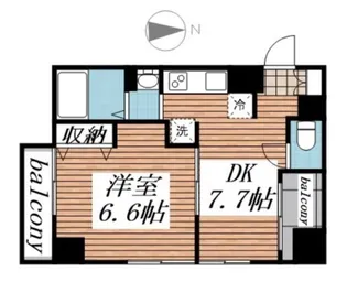 コロナハイツ【5階】の間取り