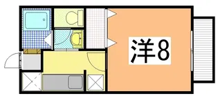 オーガスタグリーンC【2階】の間取り