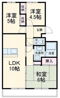 エータイマンション【5階】の間取り