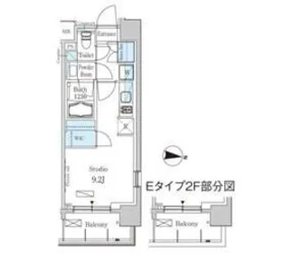 東京都杉並区堀ノ内3【マンション】の間取り